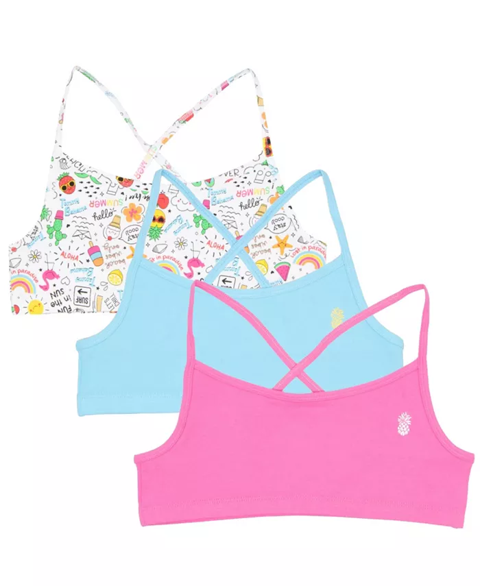 

Детский бюстгальтер-бралетт Crossback набор из 3 штук Tommy Bahama, белый