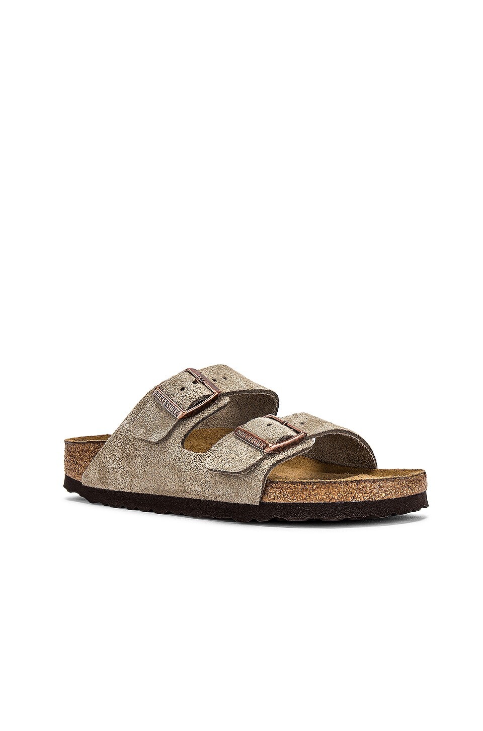 Сандалии BIRKENSTOCK Arizona Soft Footbed, цвет Taupe — фото 2