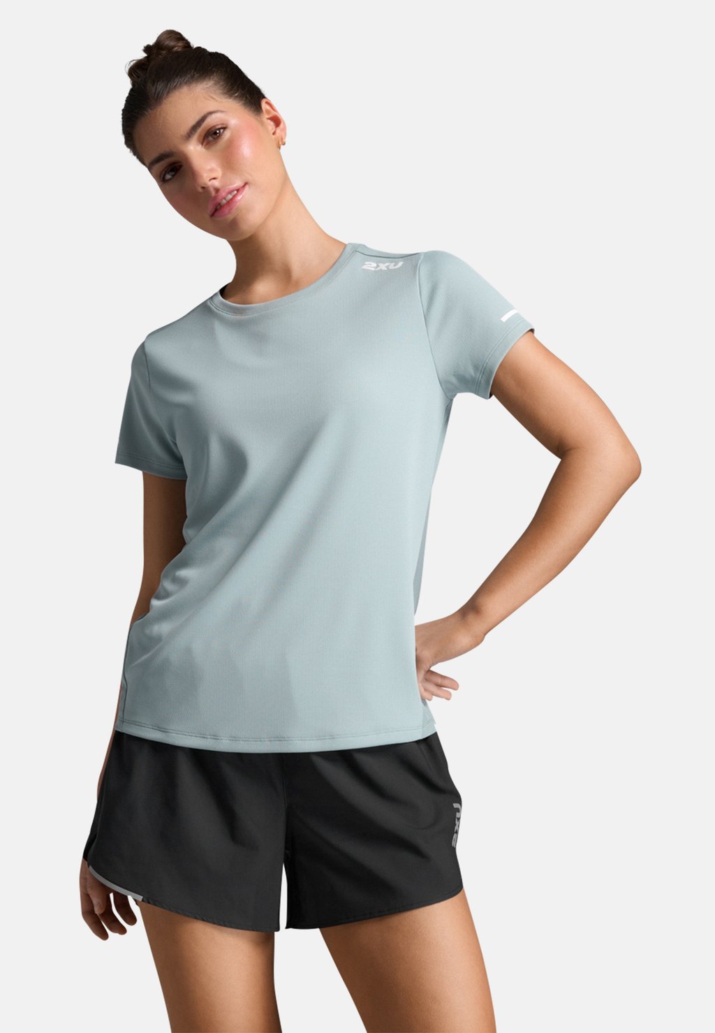 

Спортивная футболка 2XU, сине-серый