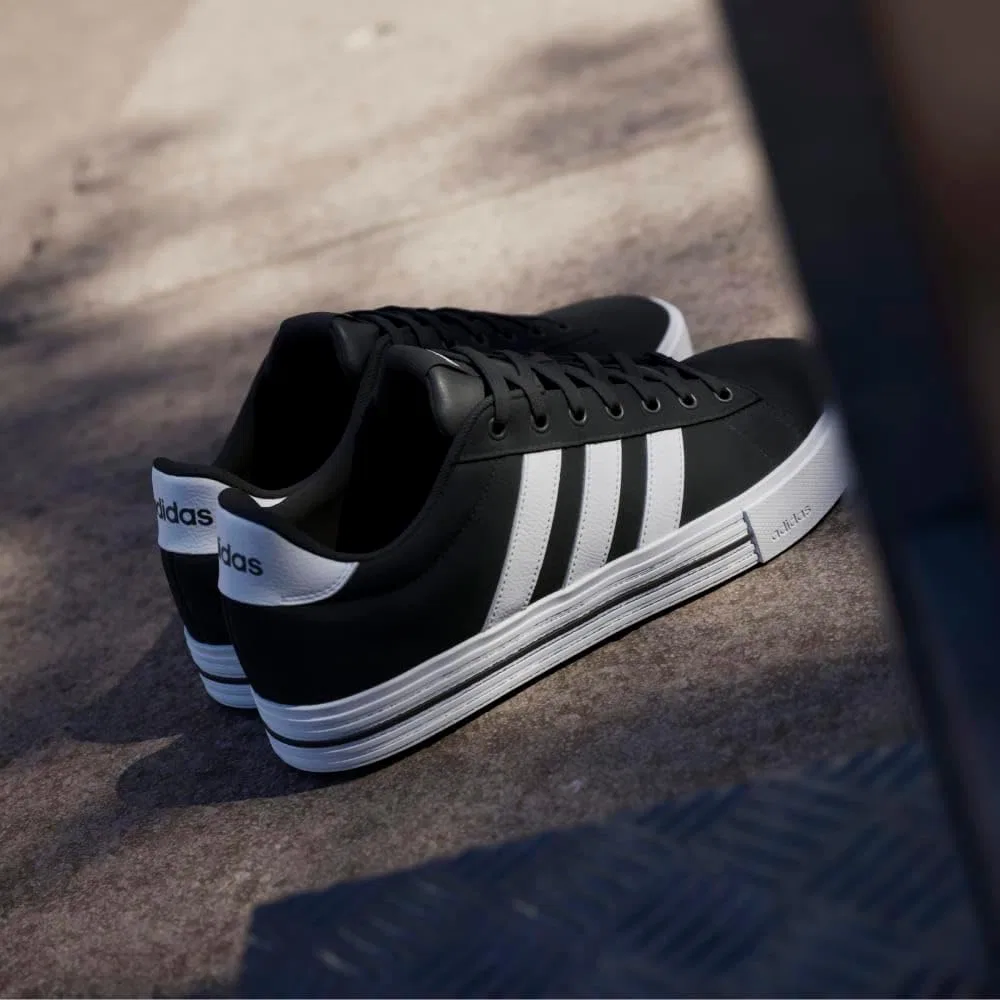 Кроссовки Adidas Unisex Daily 4.0, не для футбола, низкие, Core Black Cloud White Cloud White — фото 2