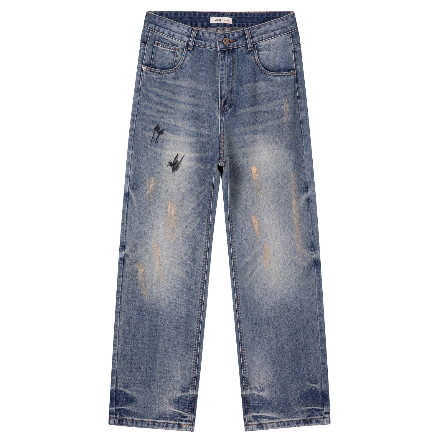 

Jeep Джинсы Unisex P755MWNO10 Blue Moderate Straight Fit