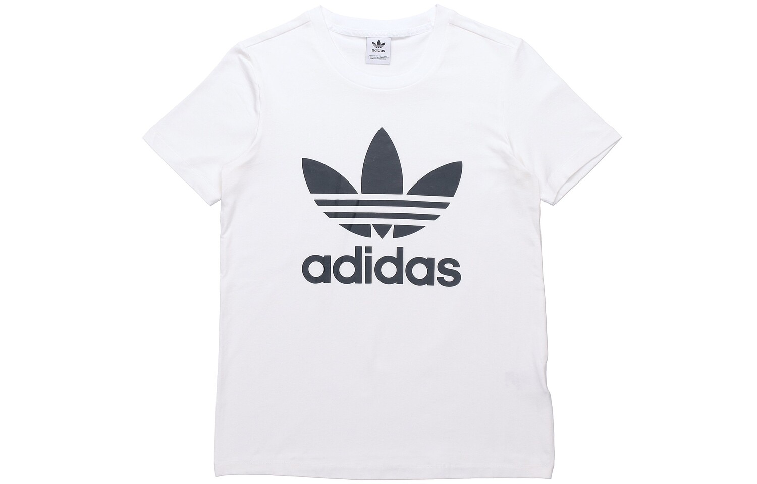 

Футболка с трилистником женская белая Adidas Originals