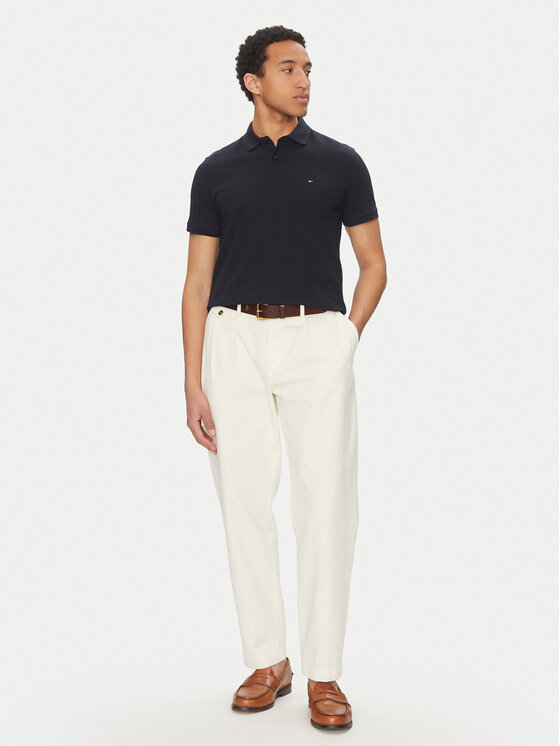 Рубашка поло стандартный крой Vertical MW0MW38951 Tommy Hilfiger, синий — фото 2