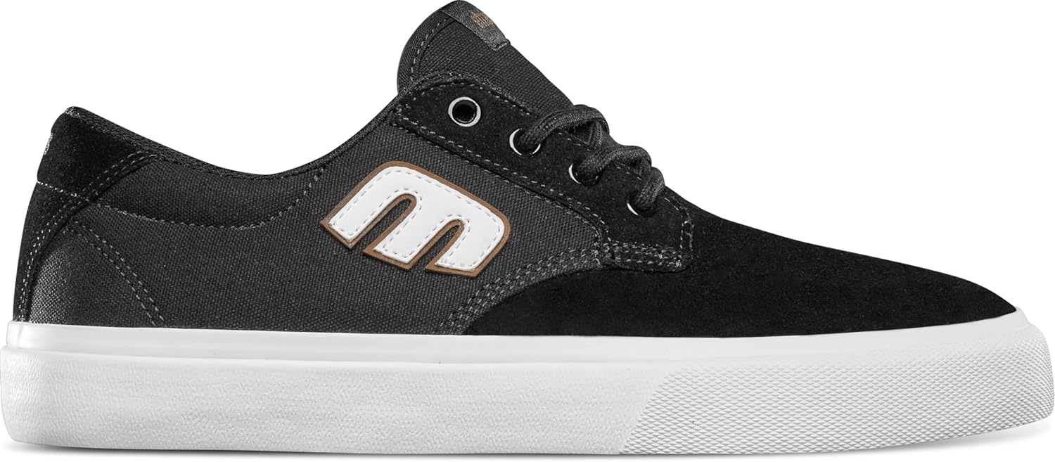 

Мужские кеды Etnies Barge Plus низкие для скейтборда, белый/черный
