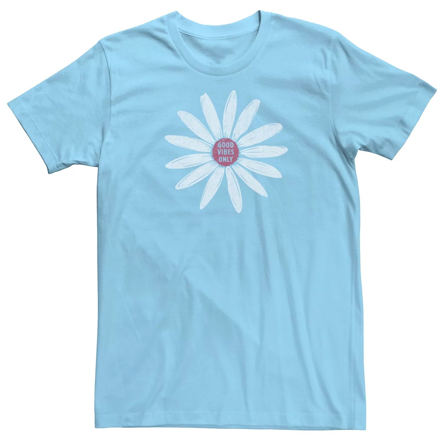 

Мужская футболка Good Vibes Only Dairy Flower Licensed Character, светло-синий