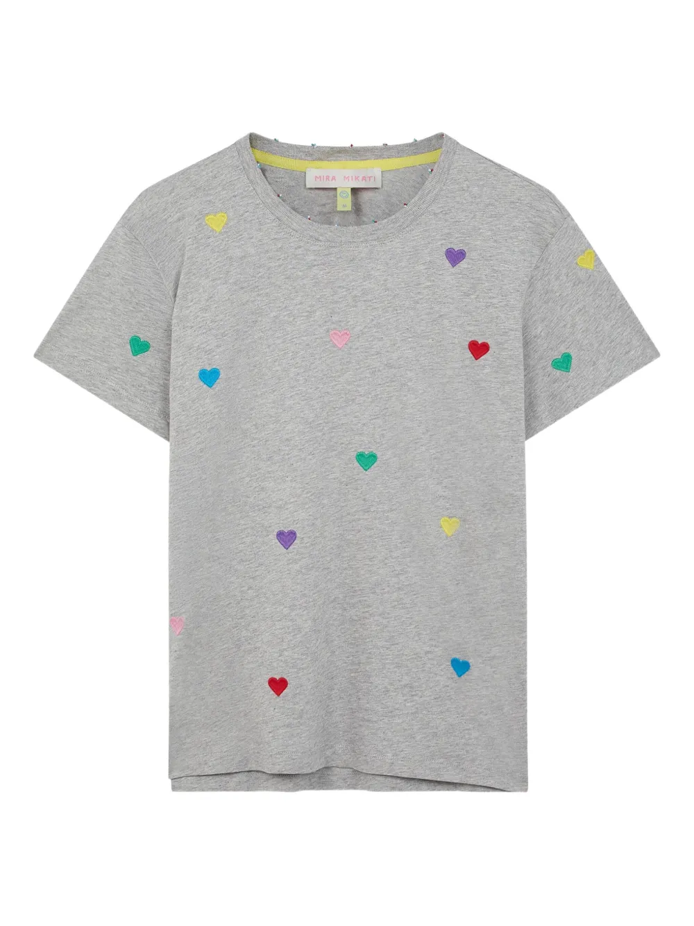 

Футболка из хлопка с сердечком Mira Mikati, серый