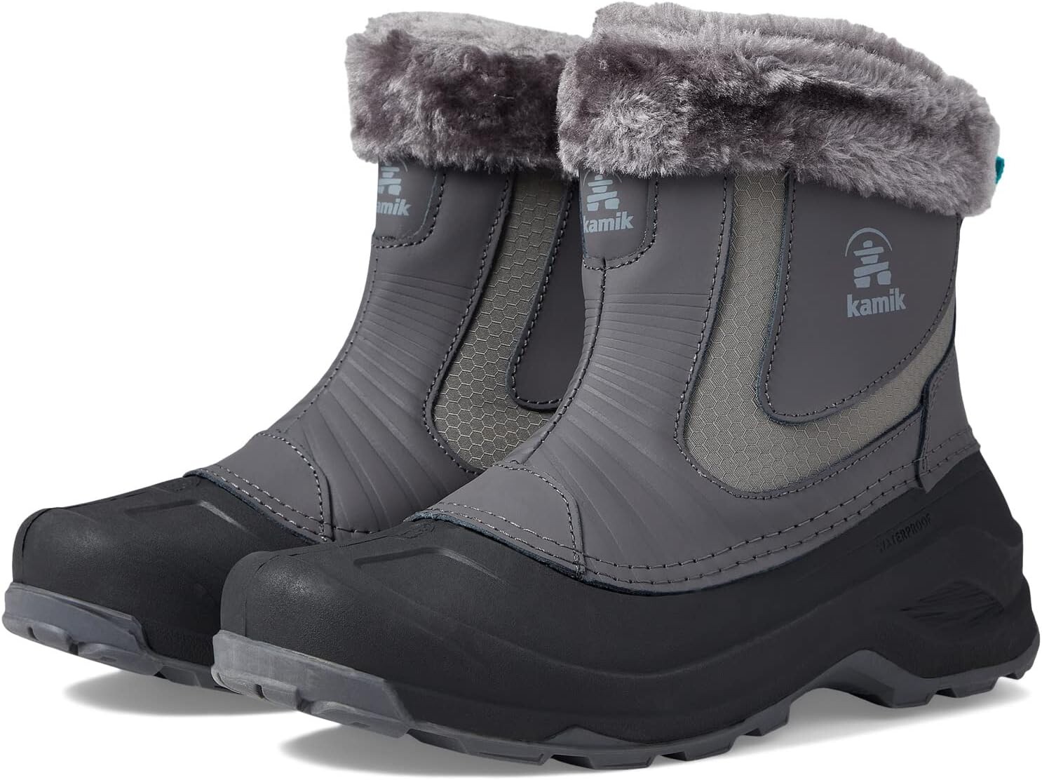 

Зимние ботинки Iceland Zip Kamik, цвет Charcoal
