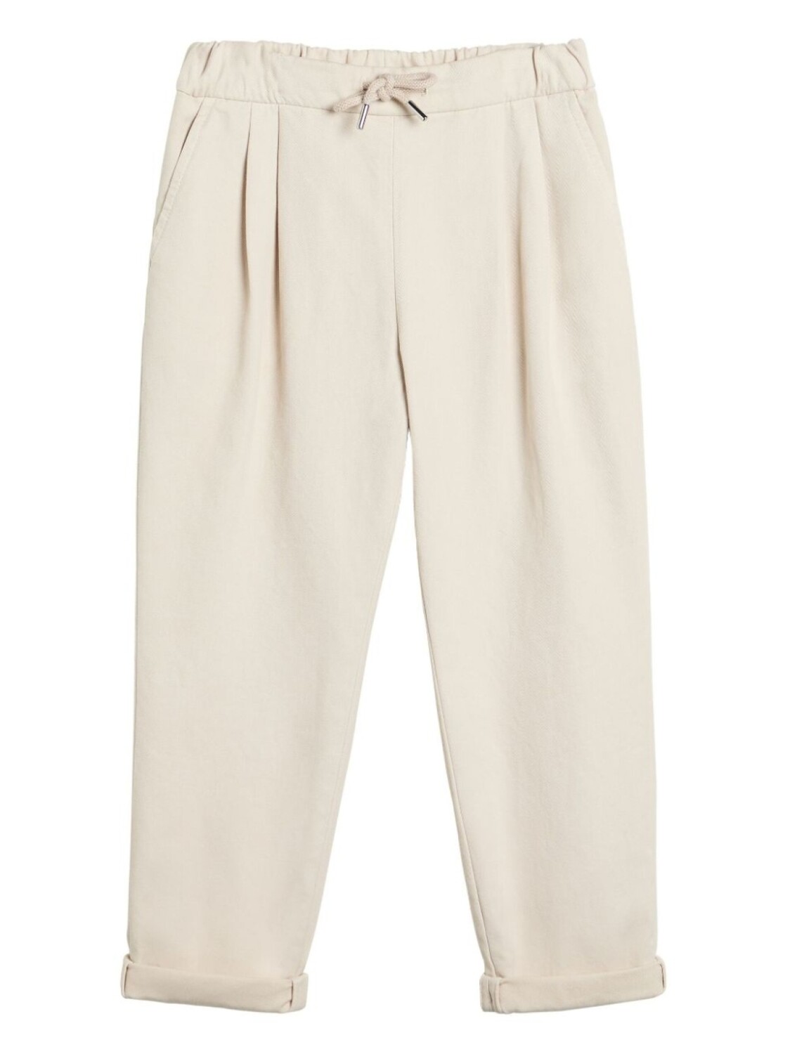 

Brunello Cucinelli Kids брюки с карманами, нейтральный цвет