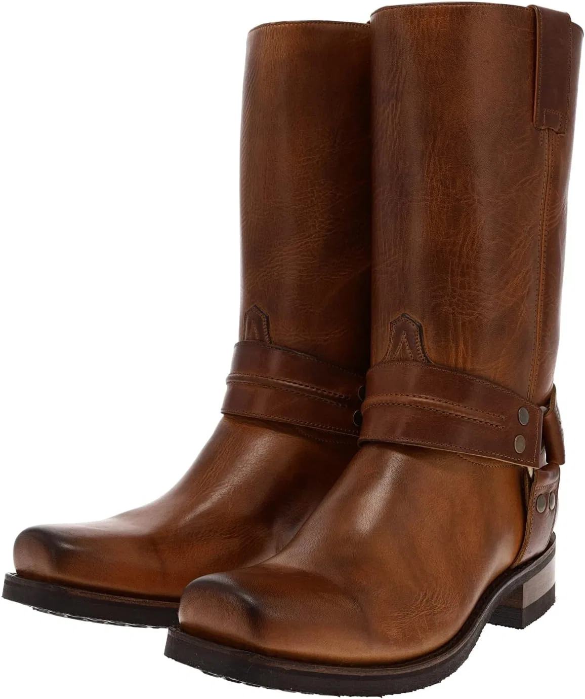 FB Fashion Boots FB Модные ботинки Унисекс Байкерские ботинки Синие Высокие Байкерские ботинки Лорен Коричневые Байкерские ботинки Кожаные ботинки — фото 2