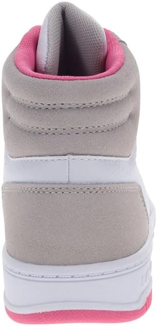 Кроссовки Levi's Unisex-Child Drive Hi, белый/розовый — фото 3
