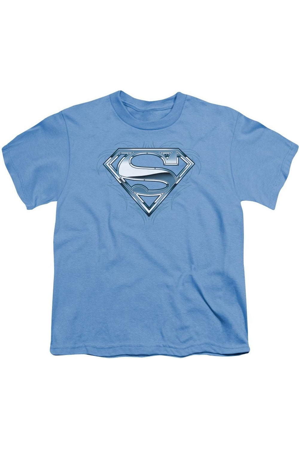 

Футболка с коротким рукавом для подростков "Superman Tribal Chrome Shield" Gildan, синий