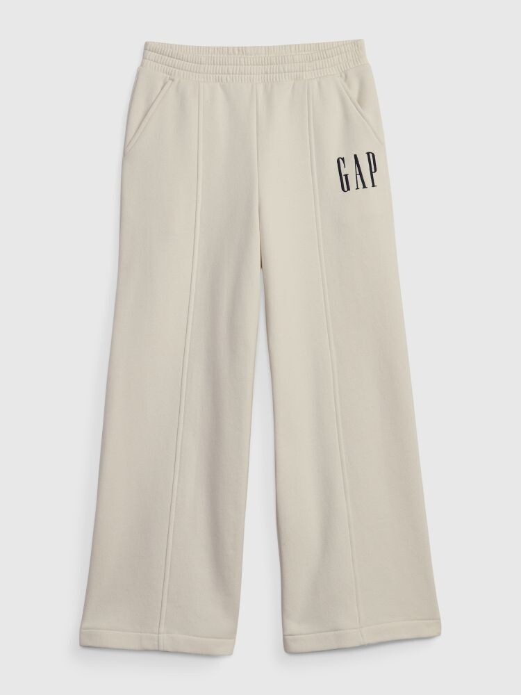 

Детские широкие спортивные штаны Gap, бежевый