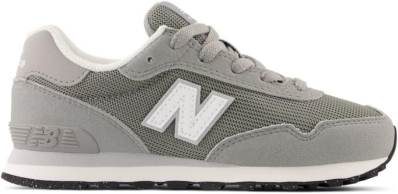 Кроссовки New Balance Kids 515 V1 на шнуровке, белый/серый — фото 3
