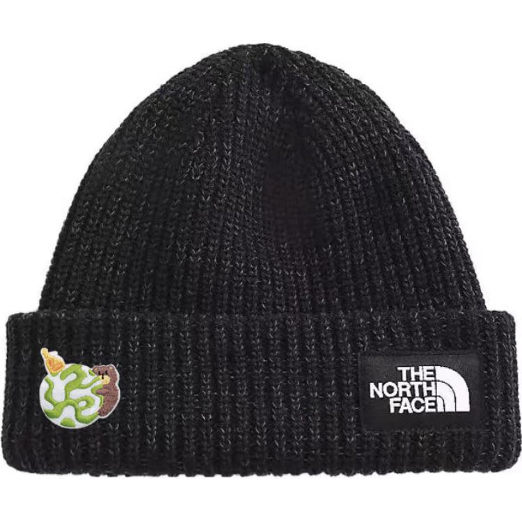 

THE NORTH FACE Полиэстеровая шапка унисекс черная, One Size Black Logo