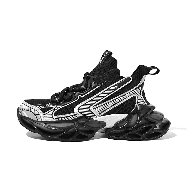 

Кроссовки DAFK/Blade Chunky Sneakers Men High-top, черный/серебряный
