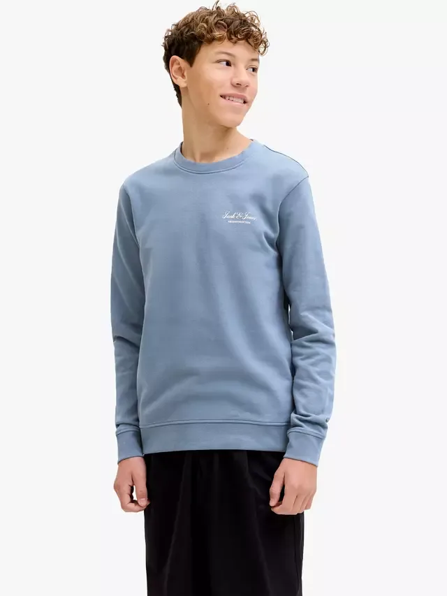 Детская толстовка из архива, цвет Синий мираж Jack & Jones — фото 2