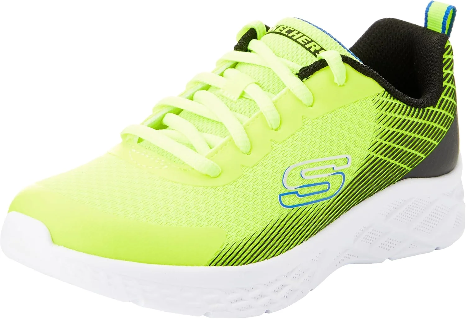 Кроссовки Skechers Gowalk Arch Fit, спортивные слипоны, повседневные лоферы для походов, беговые кроссовки, черный/синий/желтый