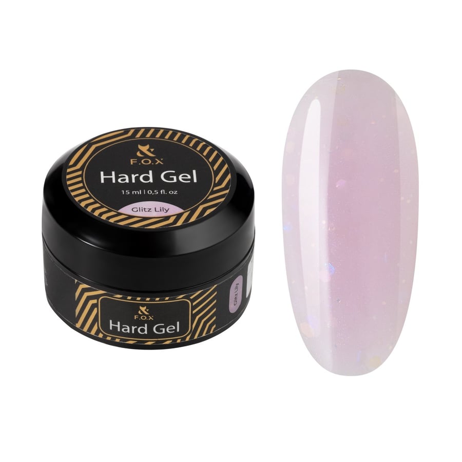 

FOX Hard gel Glitz Lily, 15 мл