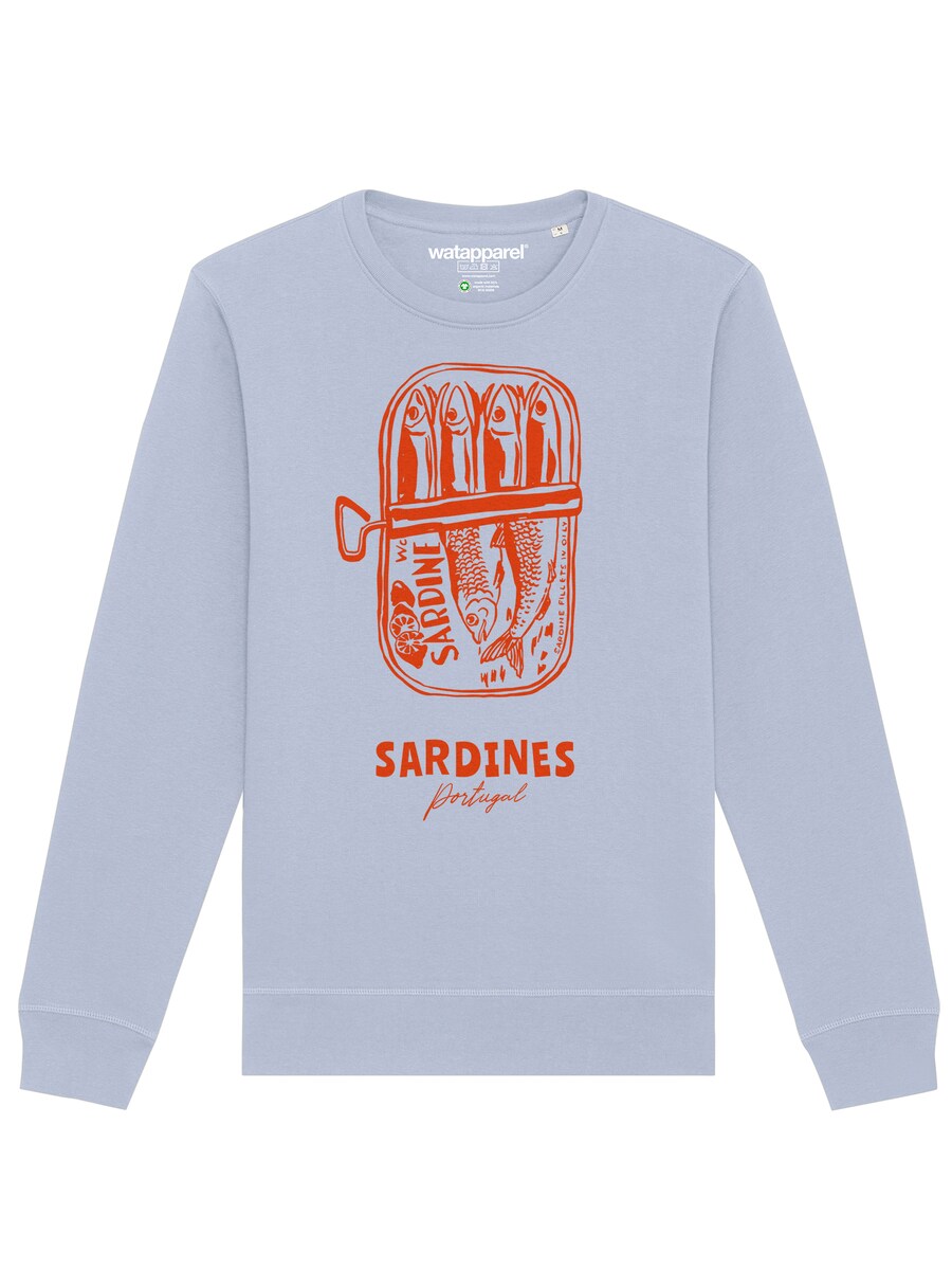 

Толстовка Watapparel Sardines Portugal, светло-синий