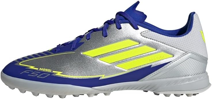 

Футбольные бутсы adidas для взрослых унисекс F50 League Turf, синий/желтый