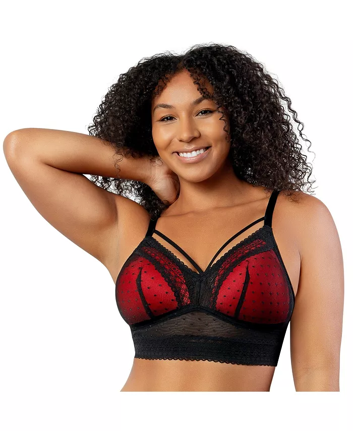 

Бюстгальтер-бралетт без косточек Mia Dot Plus Size PARFAIT, красный