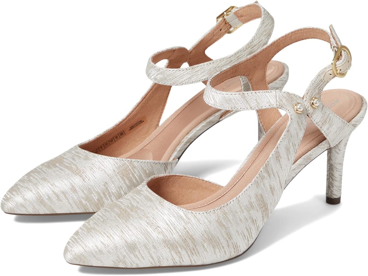 

Туфли Rockport 75 mm Total Motion X Strap, цвет Vanilla Textile