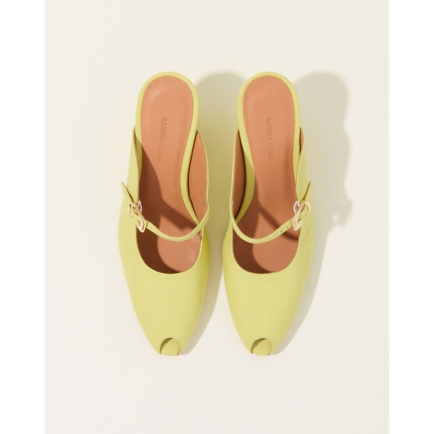 Женские мюли Beamond в цвете цитрон RACHEL COMEY, Citron — фото 3