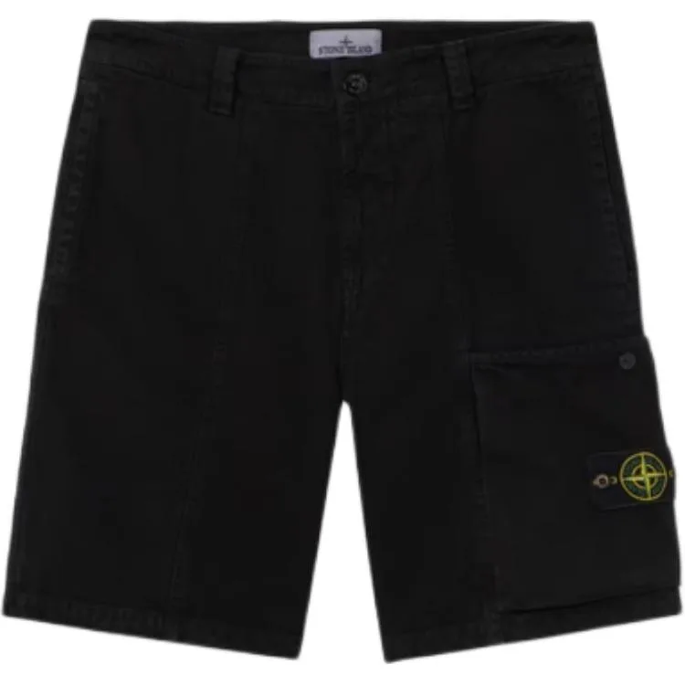 Мужские шорты карго STONE ISLAND, черный