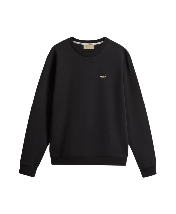 

Свитшот с логотипом Woolrich, черный