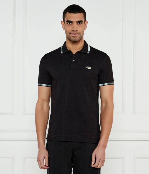 

Рубашка поло Regular fit Lacoste, черный