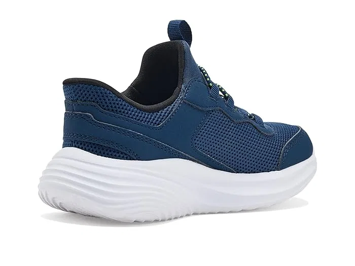 Кроссовки с технологией Hands Free Slip-Ins Bounder Pro 404208L SKECHERS KIDS, Navy — фото 4