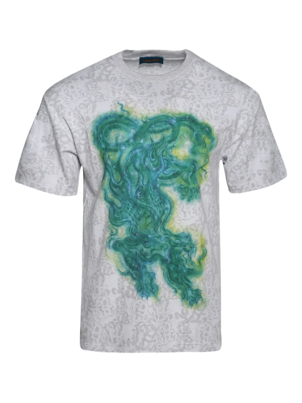 

Футболка с тигровым принтом Casella Meyer, серый