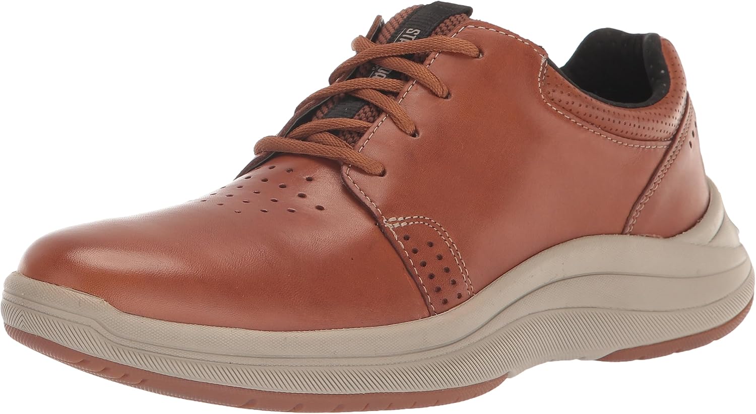 

Мужские кроссовки Stacy Adams Lennox с простым носком и шнуровкой, Cognac Smooth