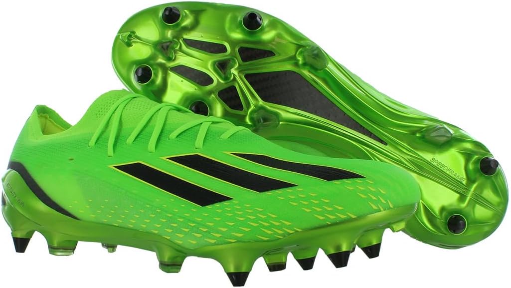 Кроссовки adidas X Speedportal.1 SG для мужчин и женщин, черный/зеленый/желтый — фото 4