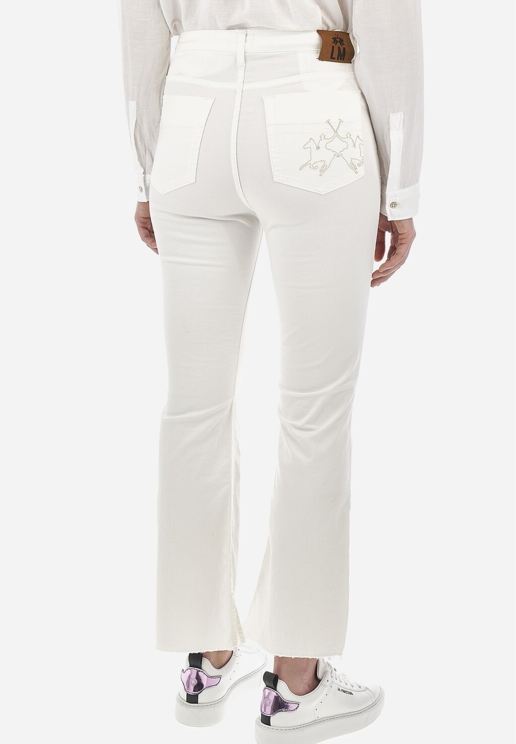 

Брюки Women'S 5-Pocket Trousers La Martina, кремово-белые