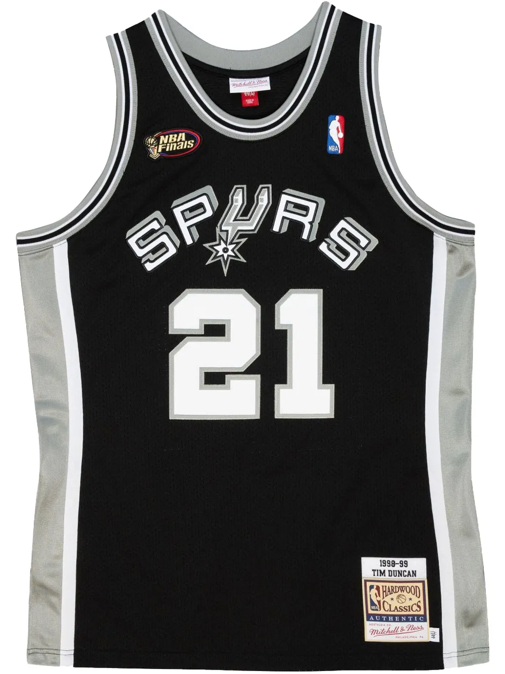 

Топ Authentic NBA San Antonio Spurs 02 Tim Duncan Mitchell & Ness, черный