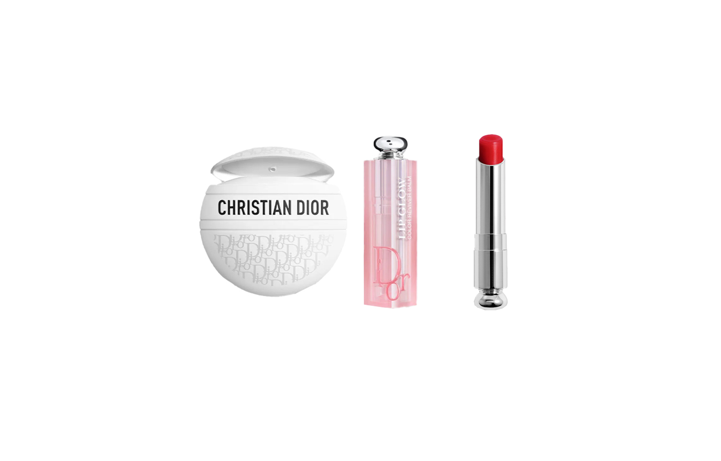 

Heartbeat Monogram бальзам для губ с изменением цвета набор для ухода увлажняет и питает 50ml+#001/50ml+#004 DIOR