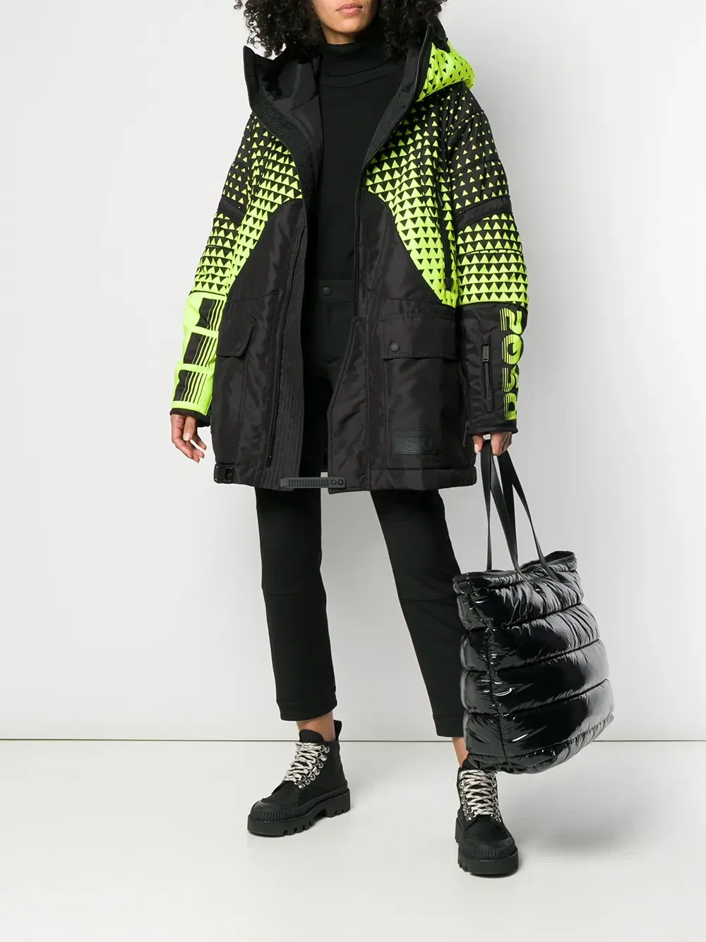 Укороченные брюки скинни DSQUARED2, черный — фото 2