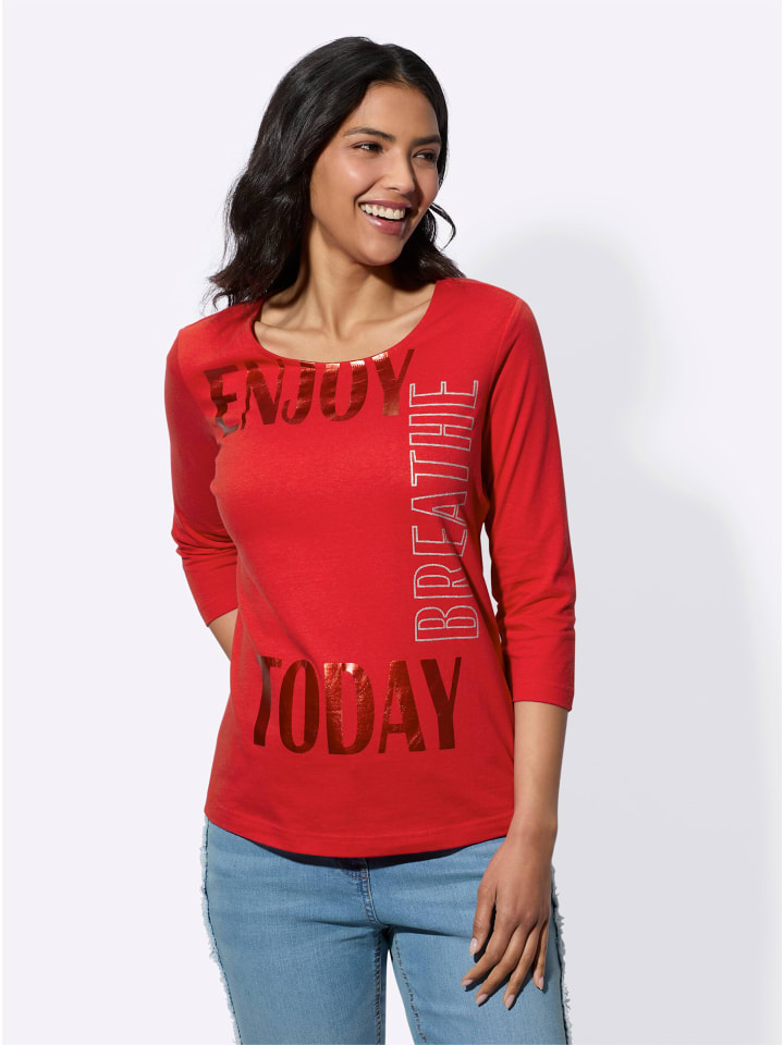 

Футболка Sieh an!, красный