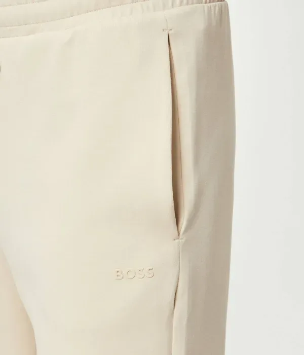 Спортивные штаны Хадико regular fit Boss Green, бежевый — фото 4