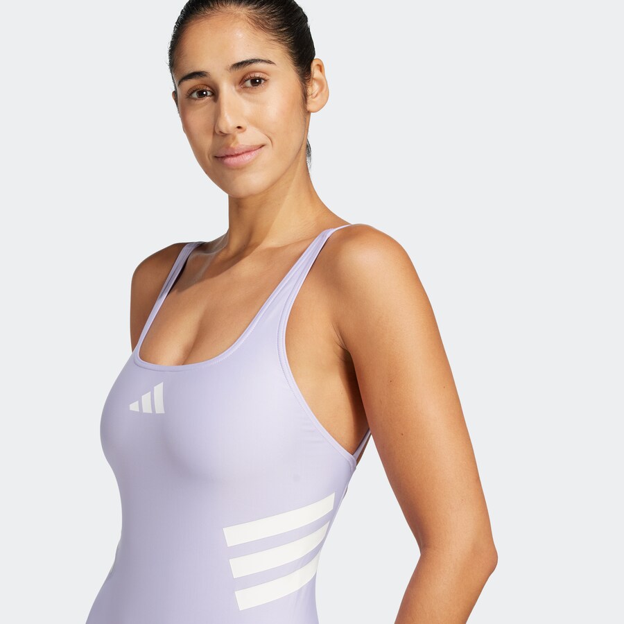 Купальник ADIDAS PERFORMANCE T-shirt Swimsuit, фиолетовый — фото 4
