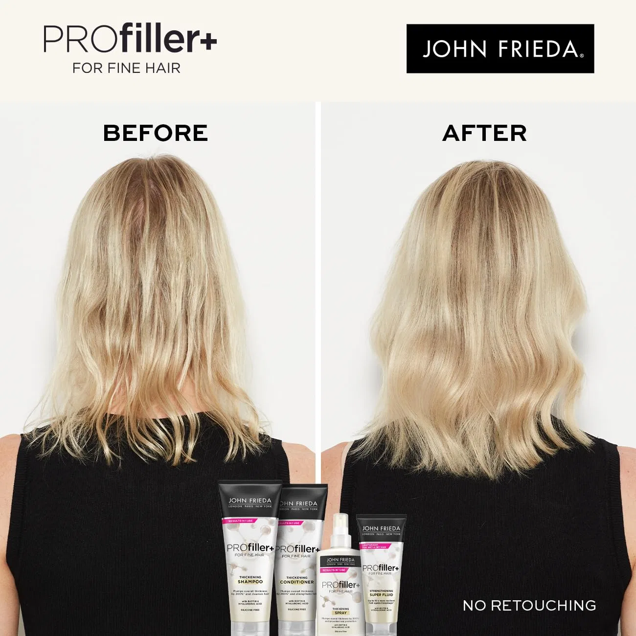 Укрепляющий суперфлюид John Frieda PROfiller+ 100 мл John Frieda — фото 3