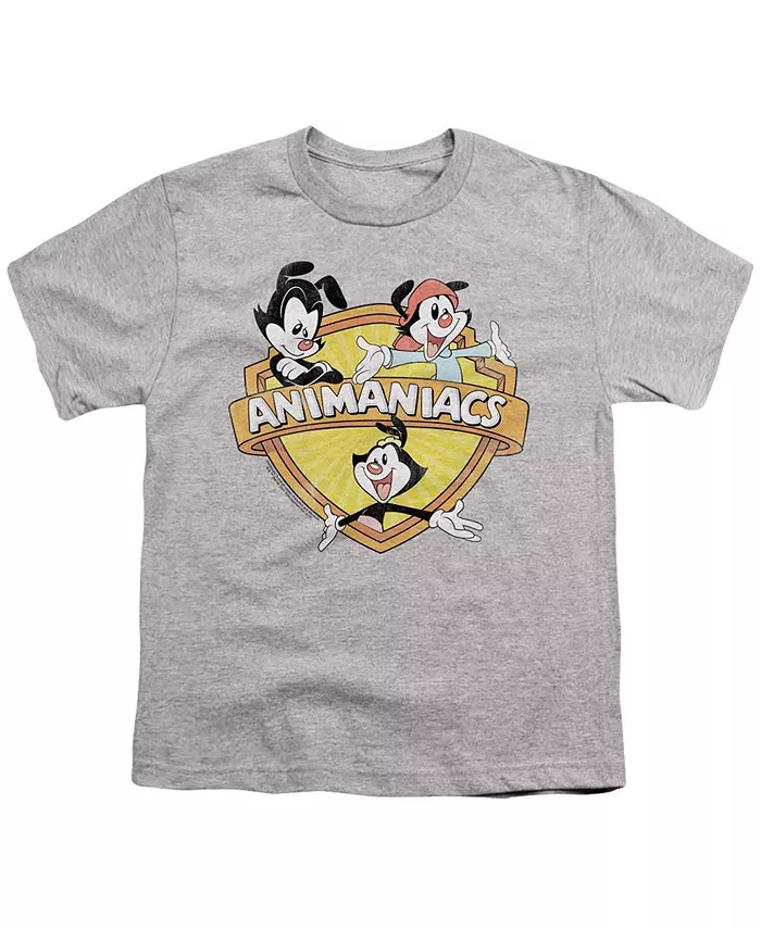 

Футболка с коротким рукавом для мальчиков с защитой Animaniacs, серый