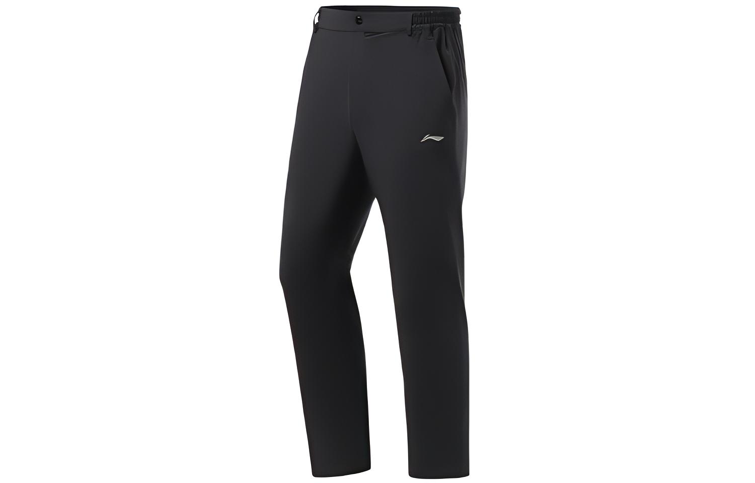 

Тренировочные вязаные спортивные штаны мужские LINING, черный