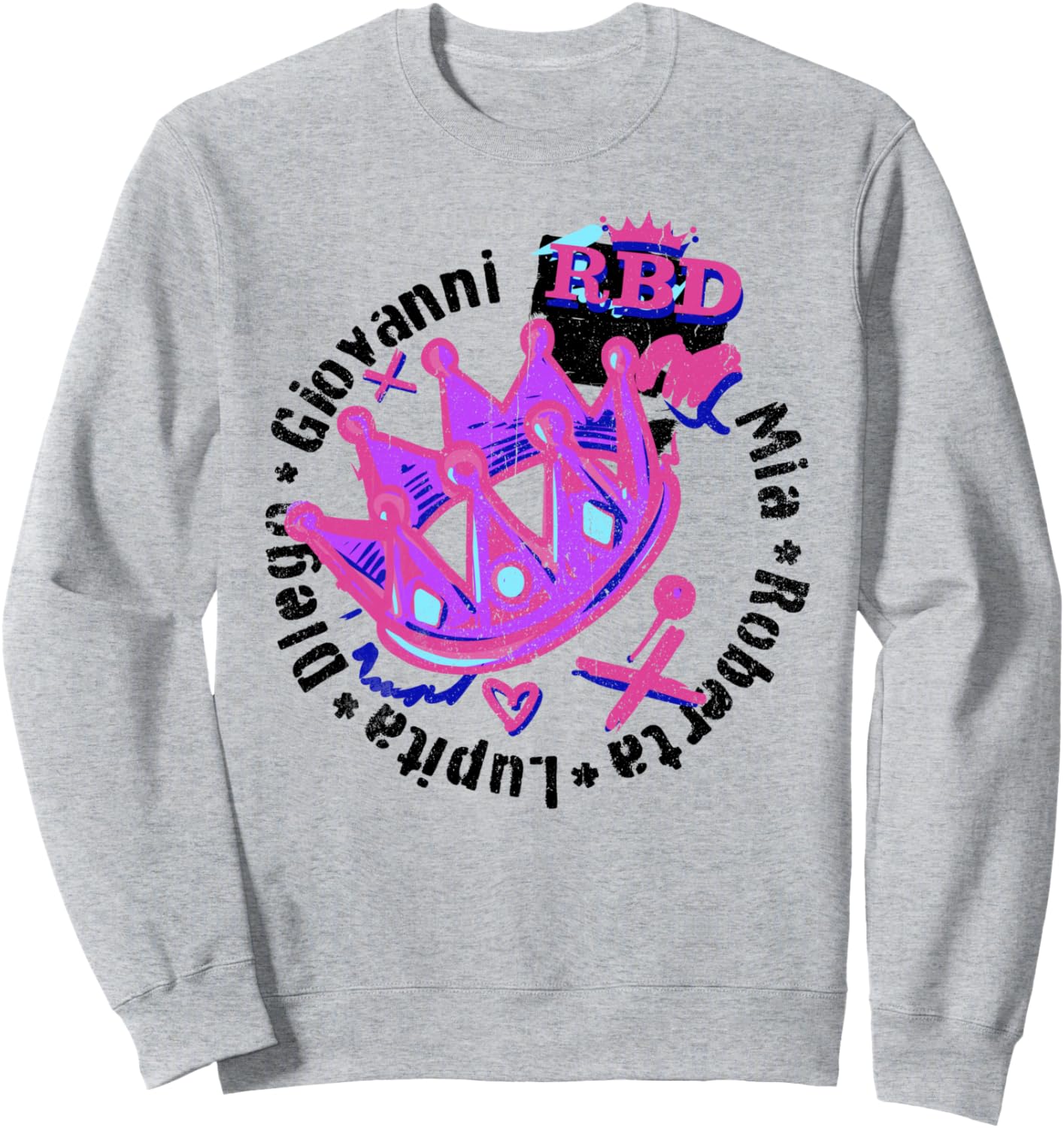 

Толстовка Rebelde Tour 2023 для концертов Rebelde Rebelde Rbd, серый