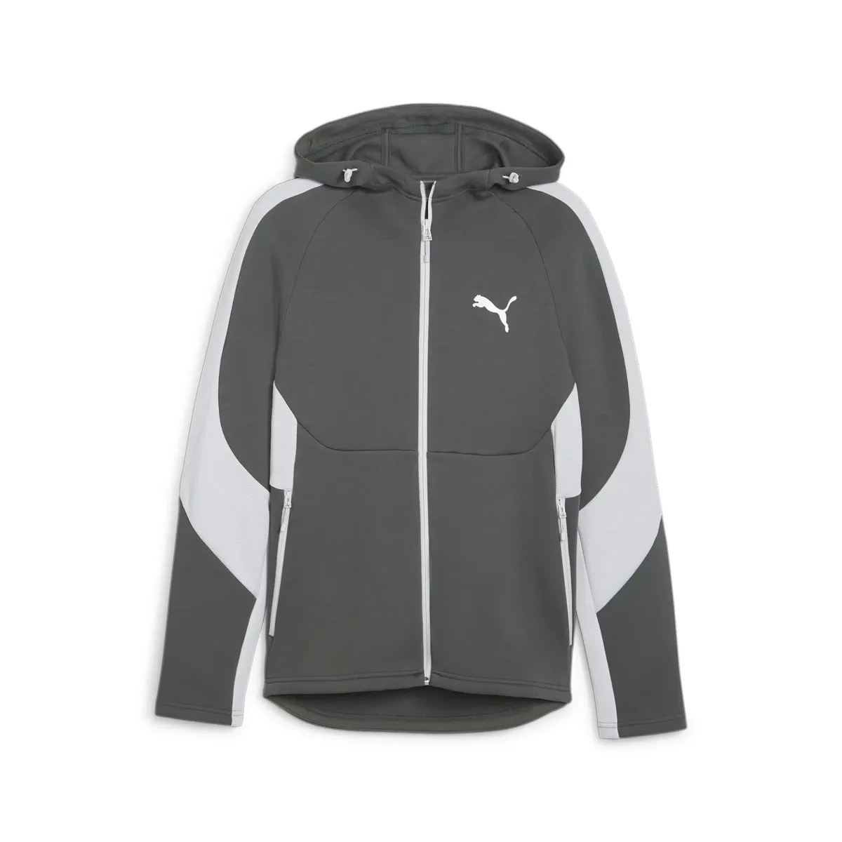 

Толстовка PUMA "EVOSTRIPE куртка с капюшоном мужская", серый