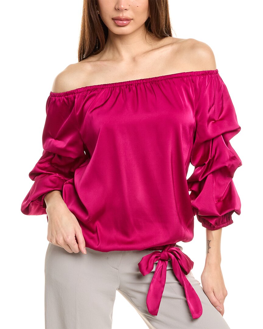 

Топ Vince Camuto с открытыми плечами, фиолетовый