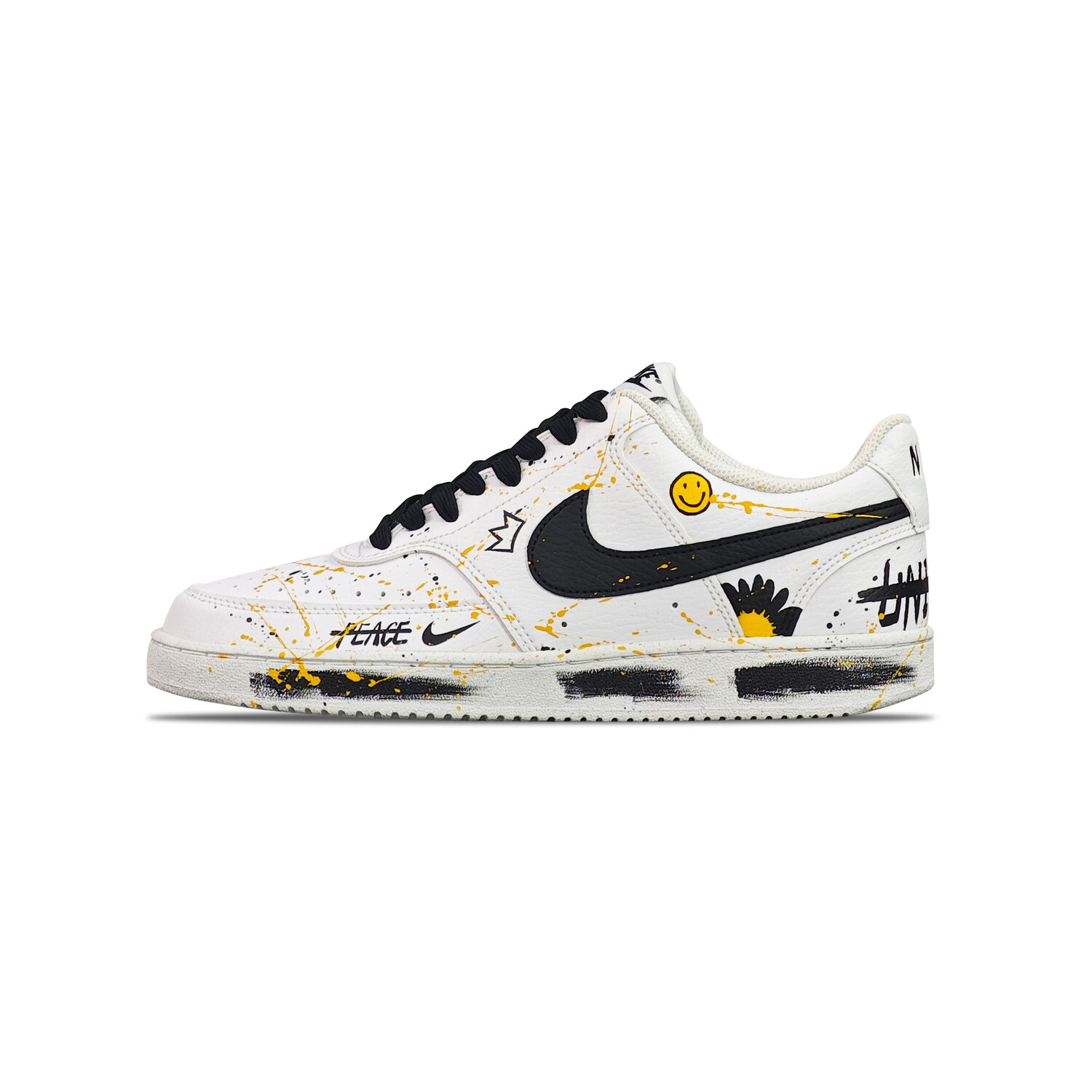 

Кроссовки Nike Court Vision 1 Skateboard Shoes Men Low-Top White, Белый, Кроссовки Nike Court Vision 1 Skateboard Shoes Men Low-Top White