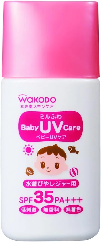 Детский солнцезащитный лосьон Wakodo SPF 50, 30 г — фото 2