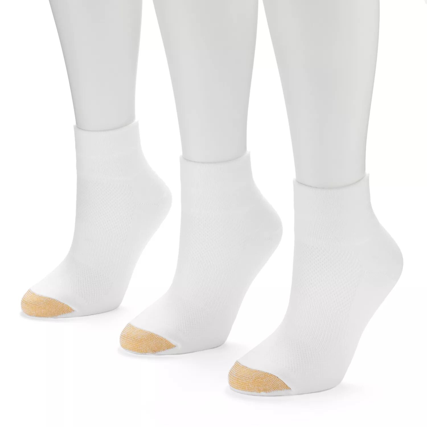 

GOLDTOE CoolMax 3 шт. Носки Quarter-Crew - женщины GOLDTOE